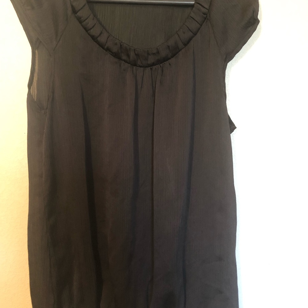 Black sheer top